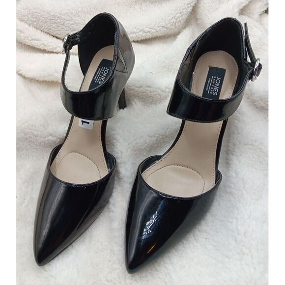 Jones New York signature Colette Women's Heels Cross Strap Black US Sz 7.5 Pump - Picture 2 of 9